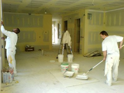 commercial painters working