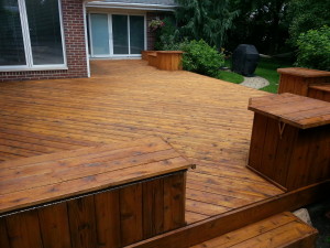 'AFTER' Cedar Tone Gold Stain, just gorgeous!